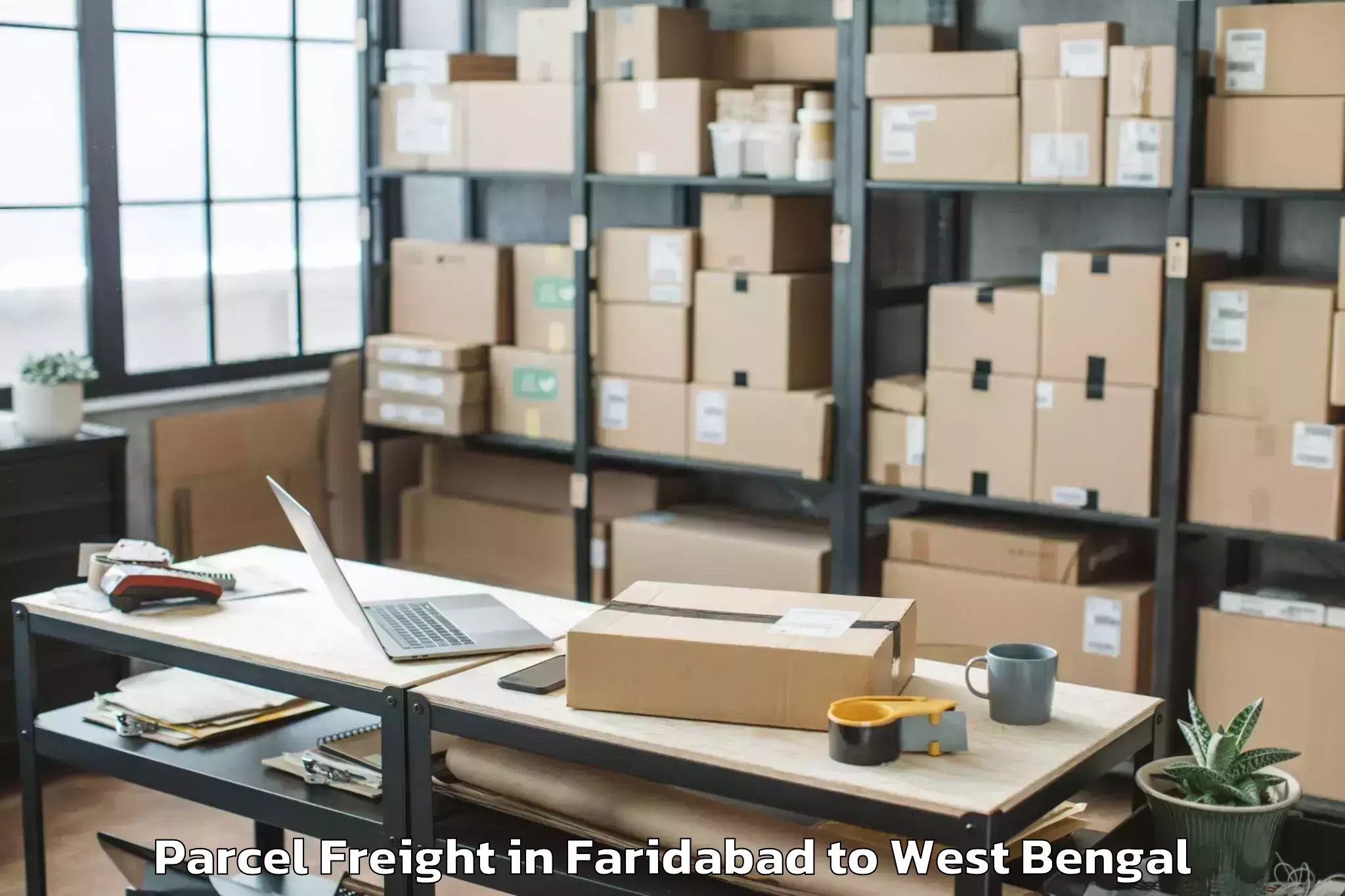 Easy Faridabad to Habra Parcel Freight Booking